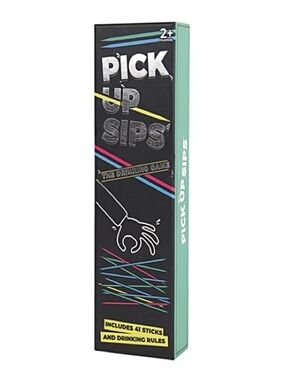 Gift Republic Pick Up Sips | Adult Drinking Game | 41 Colored Sticks | Ages 21+